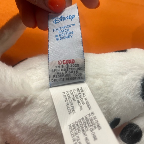 Gund Dalmatian Stuffed Animal White and Black Plush Toy Patches - Picture 11 of 14